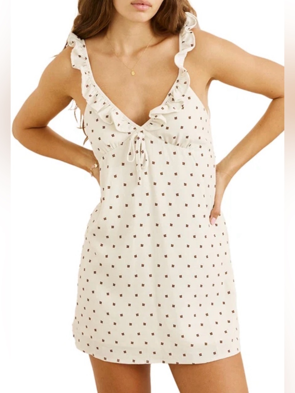 Rhythm sandy ruffle dress